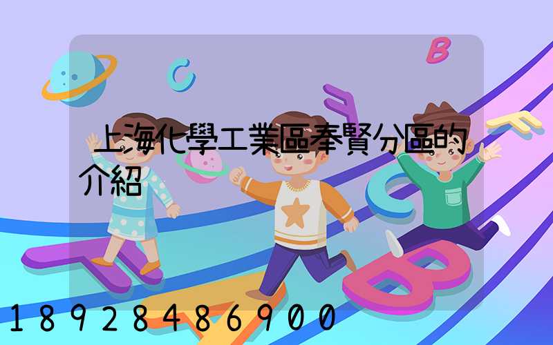 上海化學工業區奉賢分區的介紹