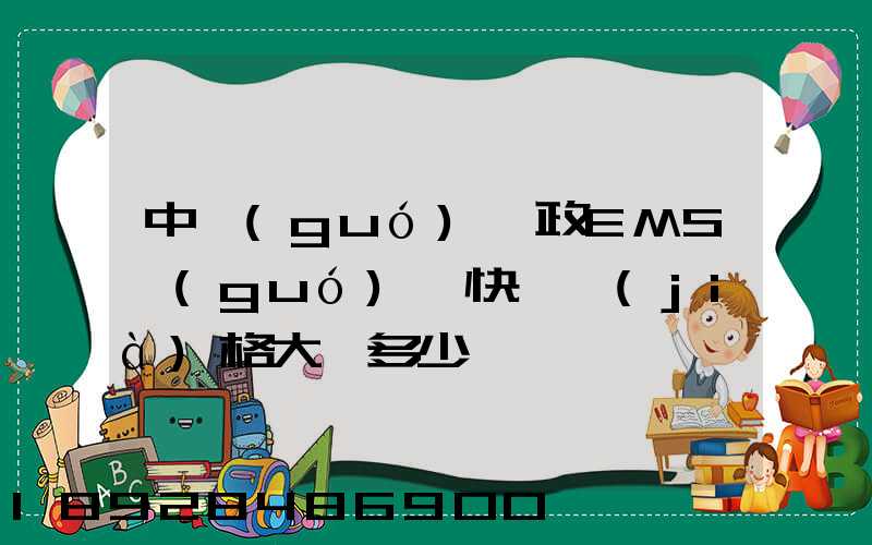 中國(guó)郵政EMS國(guó)際快遞價(jià)格大約多少