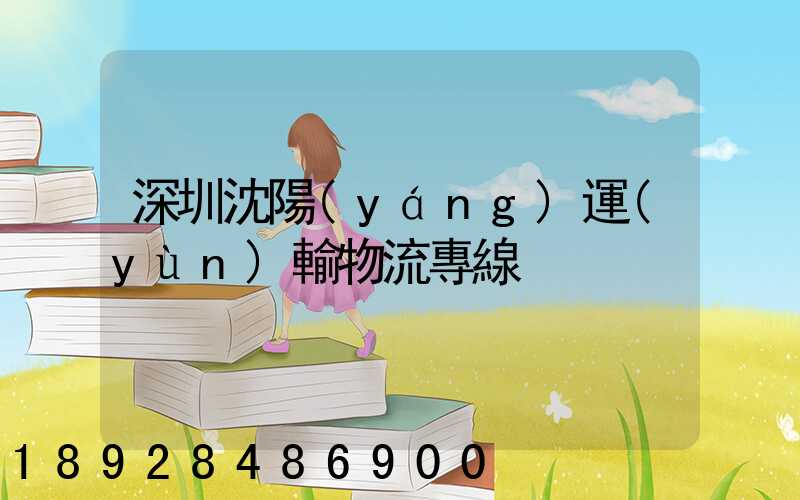 深圳沈陽(yáng)運(yùn)輸物流專線