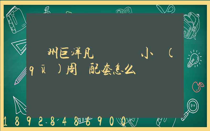 瀘州巨洋凡爾賽國際小區(qū)周邊配套怎么樣