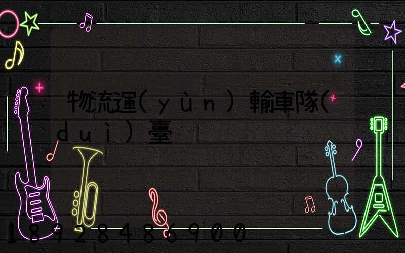 物流運(yùn)輸車隊(duì)臺賬