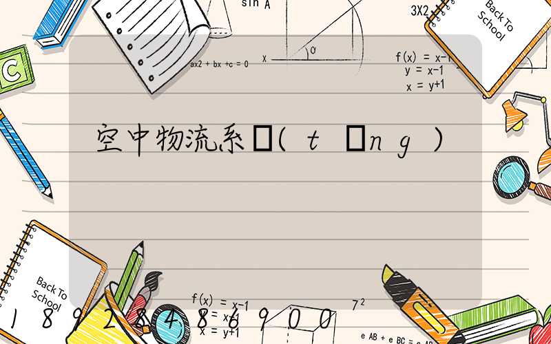 空中物流系統(tǒng)