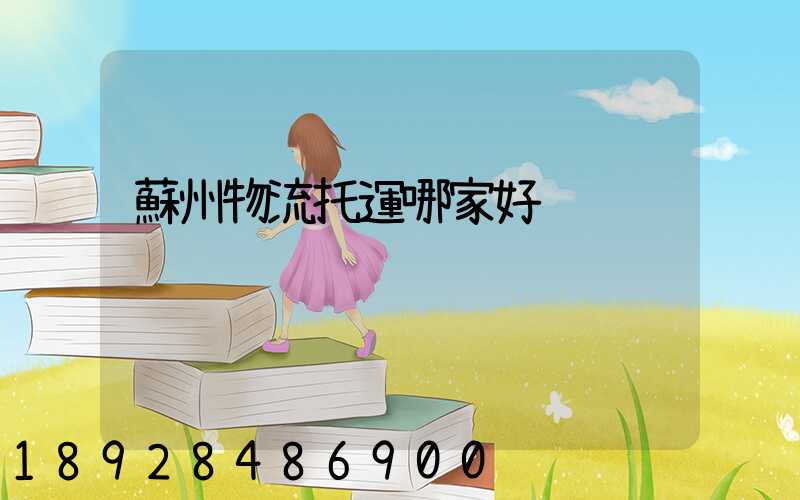 蘇州物流托運哪家好