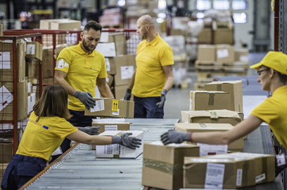 國際快遞，電池包裝